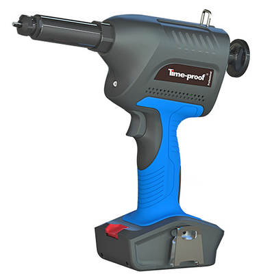 หกเหลี่ยมเจาะแบตเตอรี่ไร้สาย Rivet Gun Rivet Nut เครื่องมือการตั้งค่า 19 มม. Stroke